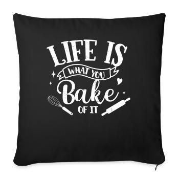 Baker - Sofa pillowcase 17,3'' x 17,3'' (45 x 45 cm) - black - Front