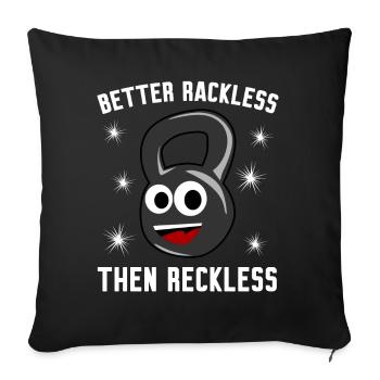 Bodybuilder Motivation Bodybuilding Joke - Sofa pillowcase 17,3'' x 17,3'' (45 x 45 cm) - black - Front