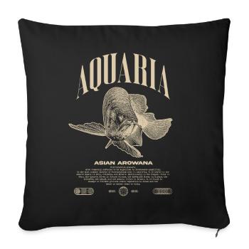Asian Arowana Monster Fish Keeper Streetwear - Sofa pillowcase 17,3'' x 17,3'' (45 x 45 cm) - black - Front