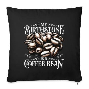 Barista Ma pierre de naissance est un artiste Coffee Latte - Housse de coussin décorative 45 x 45 cm - noir - Devant