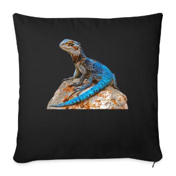 Agamen Agame - Housse de coussin décorative 45 x 45 cm - noir - Devant