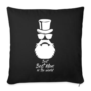 Groom Best Man Groomsmen Bride - Sofakissenbezug 45 x 45 cm - Schwarz - Vorne