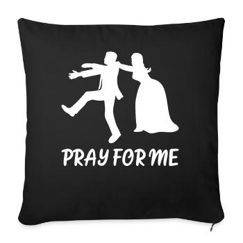 Marié Marié - Housse de coussin décorative 45 x 45 cm - noir - Devant