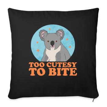 Koala Koala Bear Koala Bear Koala Bear Gift - Sofa pillowcase 17,3'' x 17,3'' (45 x 45 cm) - black - Front
