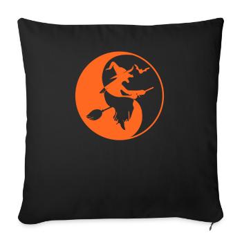 Halloween Witches Gothic Occult Witch - Sofa pillowcase 17,3'' x 17,3'' (45 x 45 cm) - black - Front