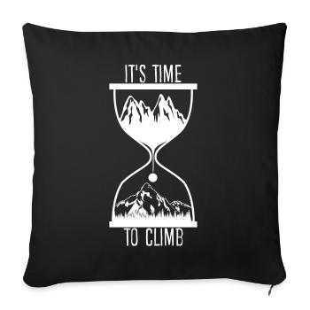 Alpinisme Trekking Randonnée - Housse de coussin décorative 45 x 45 cm - noir - Devant