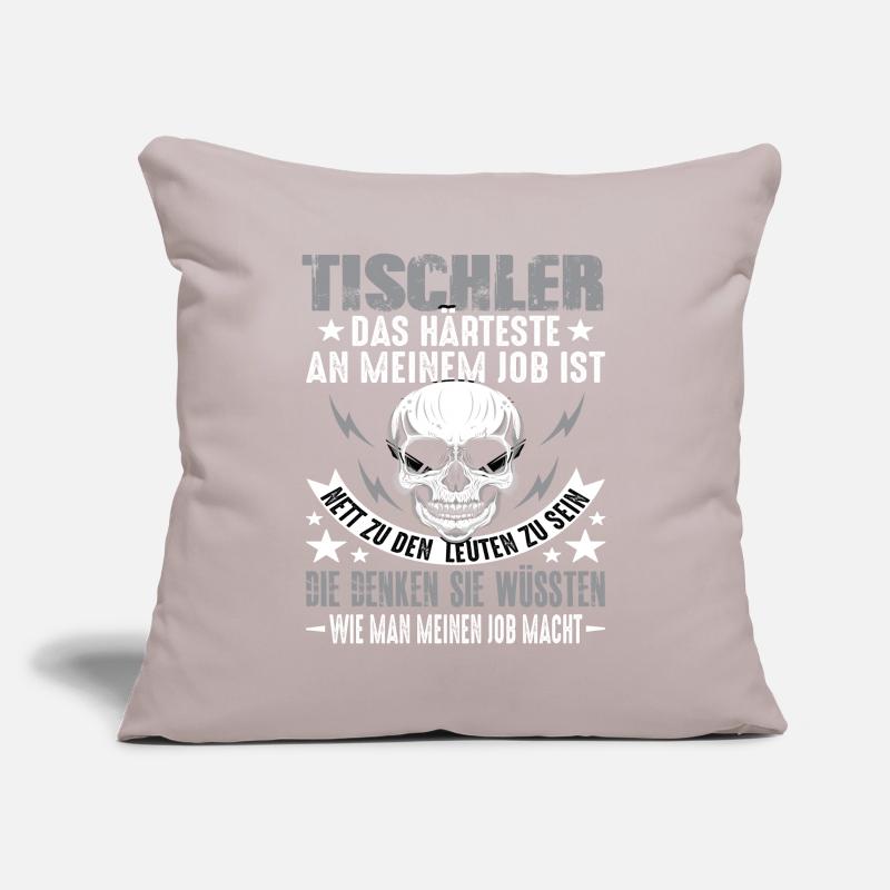 Carpenter Master Carpenter Carpenter Craft Saying Sofa pillowcase 17,3'' x 17,3'' (45 x 45 cm)