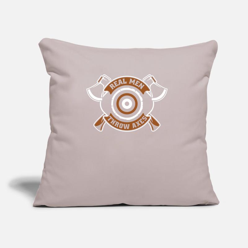 Real Men Throw Axes Axe Throwing Competition Axe Sofa pillowcase 17,3'' x 17,3'' (45 x 45 cm)