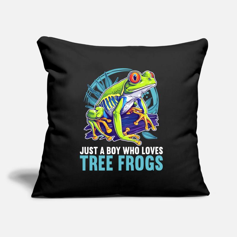Tree Frog Baumfrösche Baumfrosch Sofa pillowcase 17,3'' x 17,3'' (45 x 45 cm)