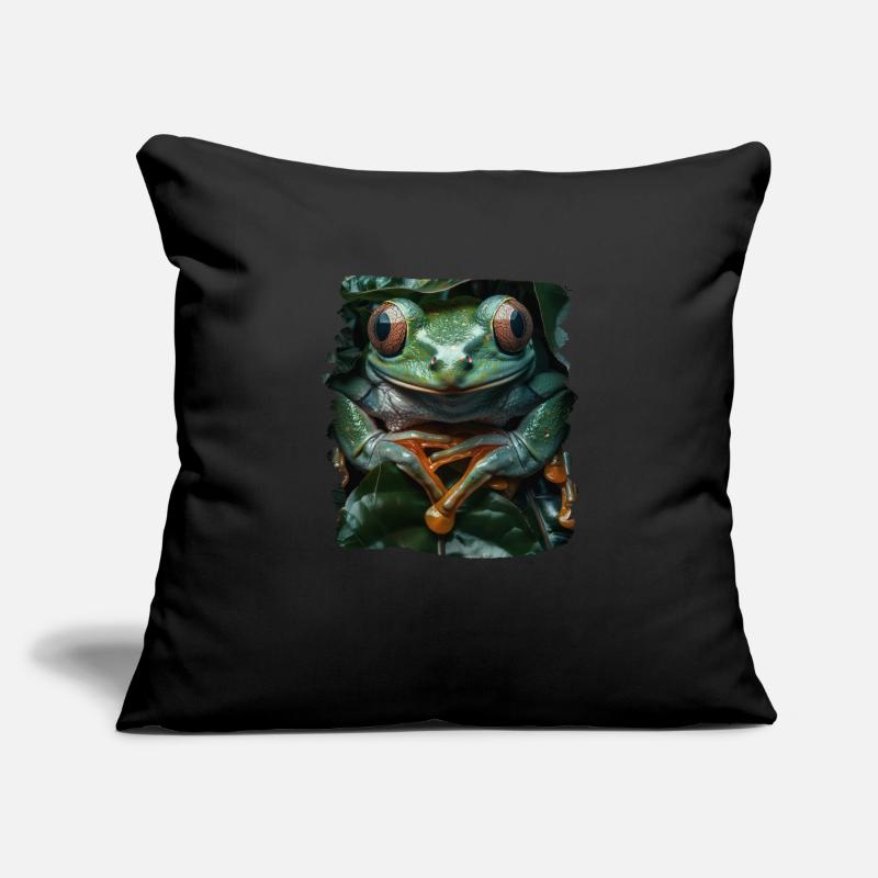 Rainette Baumfrösche Baumfrosch Housse de coussin décorative 45 x 45 cm