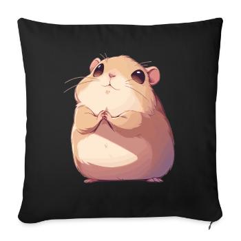 Agouti Agutis Aguti - Sofakissenbezug 45 x 45 cm - Schwarz - Vorne