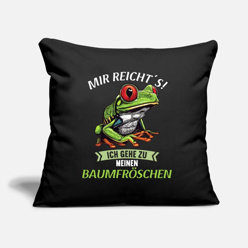Rainette Baumfrösche Baumfrosch Housse de coussin décorative 45 x 45 cm