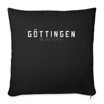 Göttingen My City - Sofa pillowcase 17,3'' x 17,3'' (45 x 45 cm) - black - Front