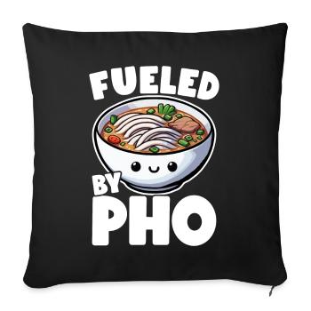 Pho Vietnamese Food Vietnam Pho - Sofa pillowcase 17,3'' x 17,3'' (45 x 45 cm) - black - Front