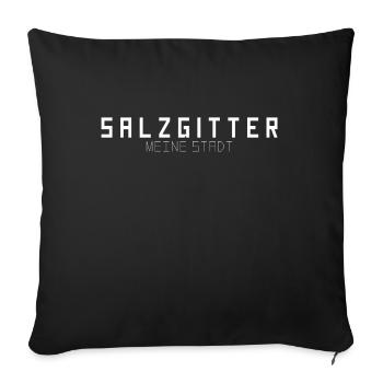 Salzgitter Ma ville - Housse de coussin décorative 45 x 45 cm - noir - Devant