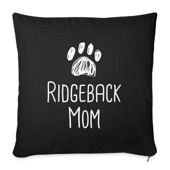 Rhodesian Ridgeback Hund Rhodesian Ridgebacks - Sofakissenbezug 45 x 45 cm - Schwarz - Vorne