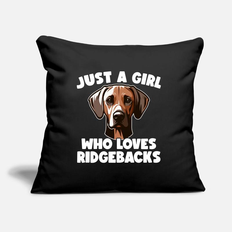 Rhodesian Ridgeback Girl Rhodesian Ridgebacks Housse de coussin décorative 45 x 45 cm