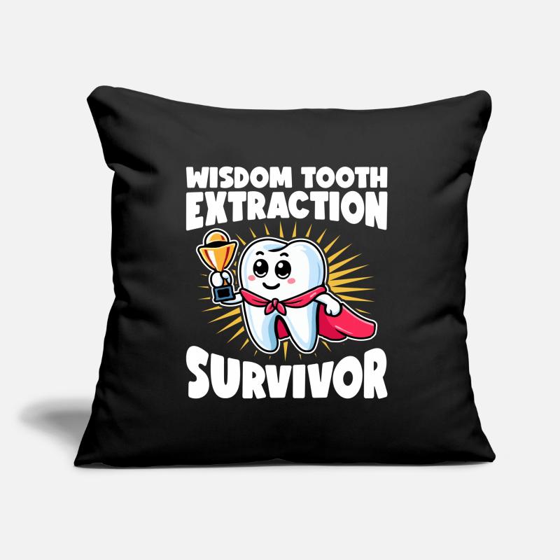 Wisdom Teeth Gift for Wisdom teeth removal Sofa pillowcase 17,3'' x 17,3'' (45 x 45 cm)