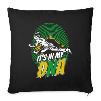 Es ist in meiner DNA Ginga Capoeirista Tanz - Sofakissenbezug 45 x 45 cm - Schwarz - Vorne
