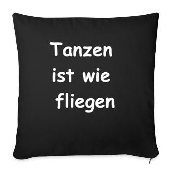 Superhero Dance Gift - Sofa pillowcase 17,3'' x 17,3'' (45 x 45 cm) - black - Front