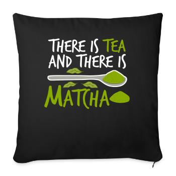 Matcha Tea Japanese Green Tea Japan - Sofa pillowcase 17,3'' x 17,3'' (45 x 45 cm) - black - Front