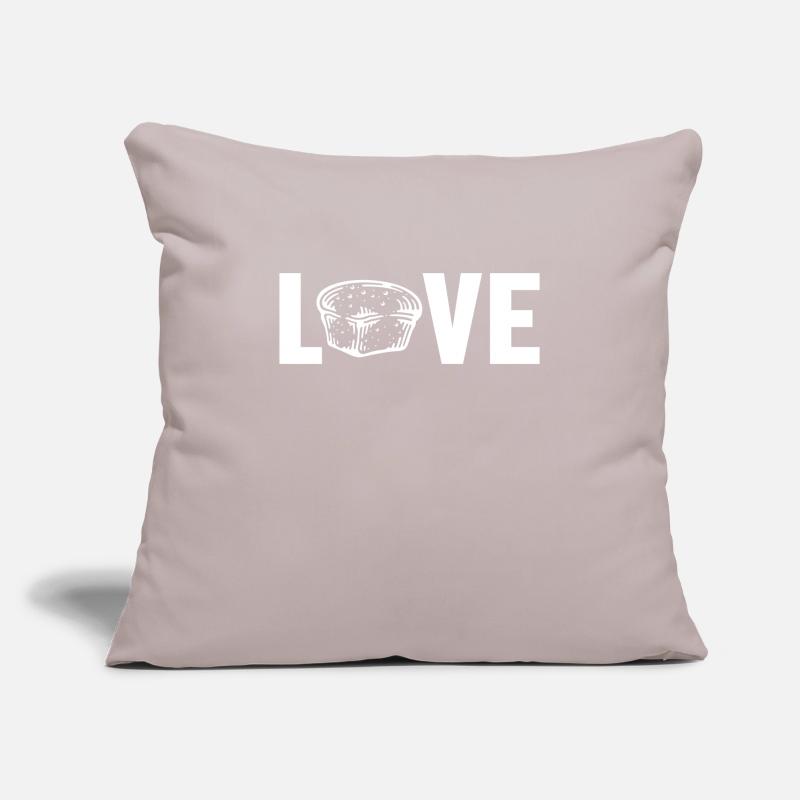 Love Bread Dough Bread Maker Bread Queen Lover Sofa pillowcase 17,3'' x 17,3'' (45 x 45 cm)