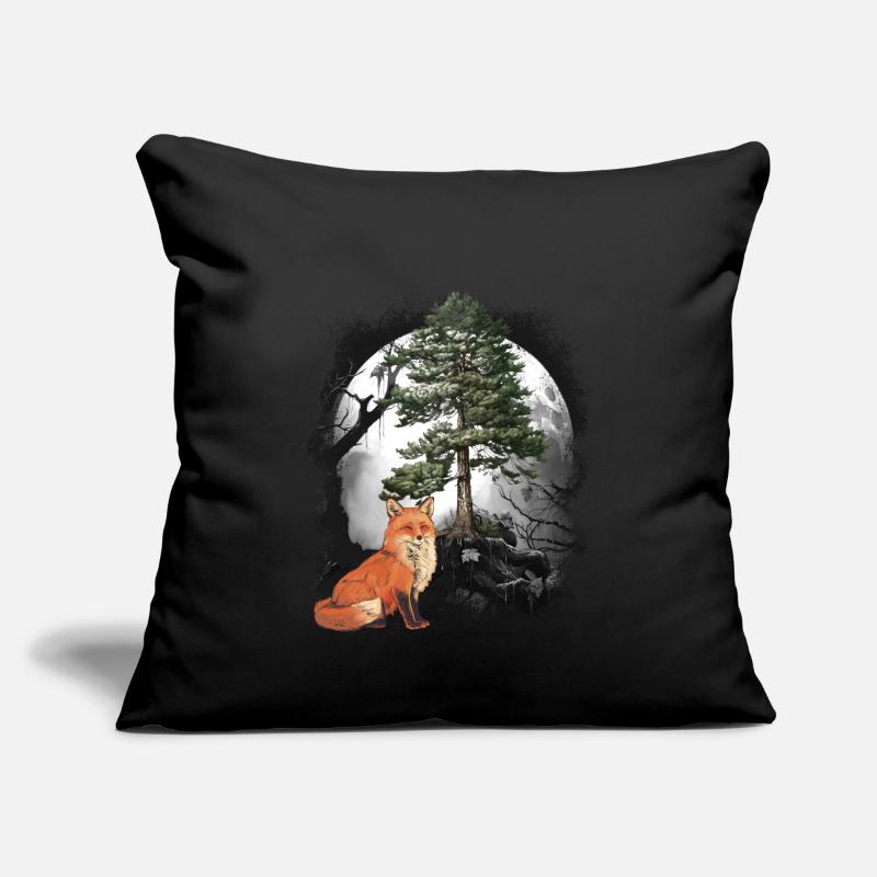 Foxes, foxes, forest dwellers, forest animals Sofa pillowcase 17,3'' x 17,3'' (45 x 45 cm)