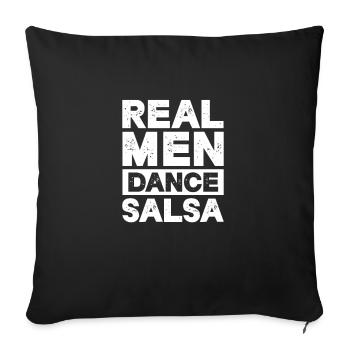 Salsa Dancing Cuba Dance Latino Dance Class Gift - Sofa pillowcase 17,3'' x 17,3'' (45 x 45 cm) - black - Front
