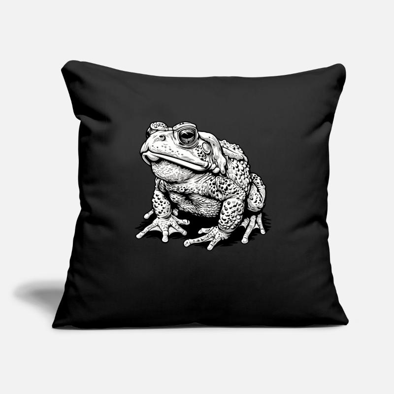 Crapaud crapaud crapaud Housse de coussin décorative 45 x 45 cm