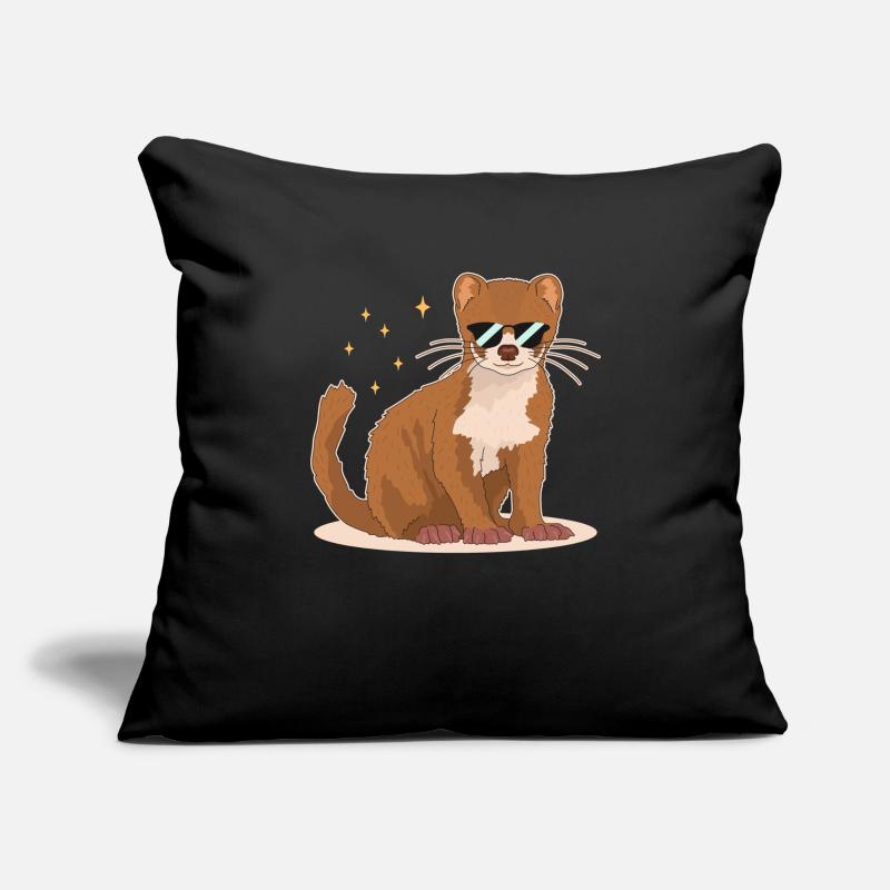 Weasel Mouse Weasel Dwarf Weasel Gift Sofa pillowcase 17,3'' x 17,3'' (45 x 45 cm)