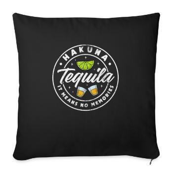 Téquila - Housse de coussin décorative 45 x 45 cm - noir - Devant