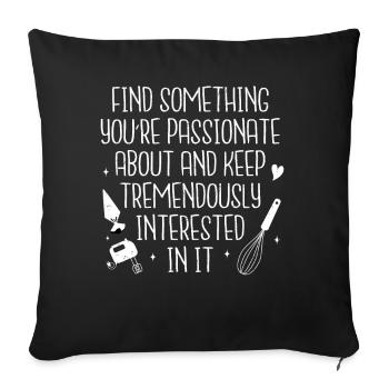 Baker - Sofa pillowcase 17,3'' x 17,3'' (45 x 45 cm) - black - Front