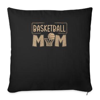 Basketball Player Basketball Player Basketball Mom - Sofa pillowcase 17,3'' x 17,3'' (45 x 45 cm) - black - Front
