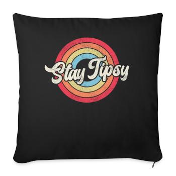 Bartender Mixologist Retro Vintage - Sofa pillowcase 17,3'' x 17,3'' (45 x 45 cm) - black - Front