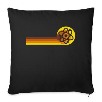 Physics, biology, chemistry or natural sciences - Sofa pillowcase 17,3'' x 17,3'' (45 x 45 cm) - black - Front