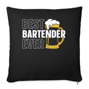 Bartender Mixologist Best - Sofa pillowcase 17,3'' x 17,3'' (45 x 45 cm) - black - Front