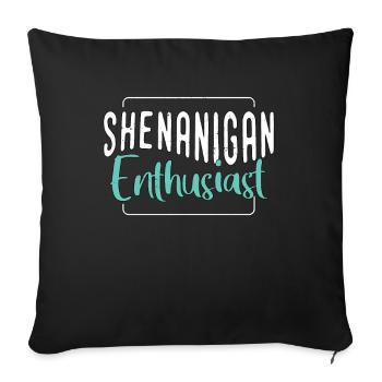 Events Coordinator Shenanigan Enthusiast Organizer - Sofakissenbezug 45 x 45 cm - Schwarz - Vorne