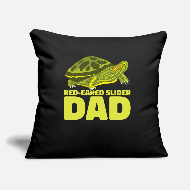Red-eared Turtle Turtle Sofa pillowcase 17,3'' x 17,3'' (45 x 45 cm)