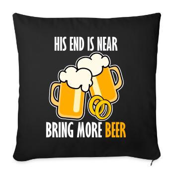Groom Best Man Groomsmen Bride Beer - Sofakissenbezug 45 x 45 cm - Schwarz - Vorne