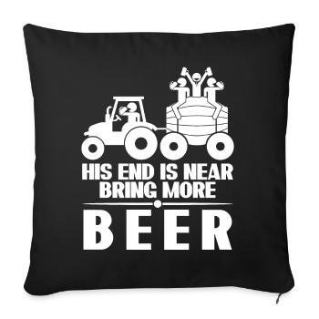 Groom Beer Best Man Groomsmen - Sofakissenbezug 45 x 45 cm - Schwarz - Vorne
