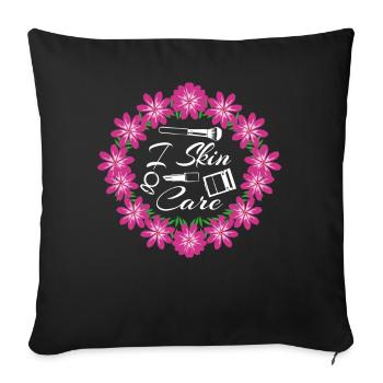 Sunscreen Skin Care Serum Face Mask - Sofa pillowcase 17,3'' x 17,3'' (45 x 45 cm) - black - Front