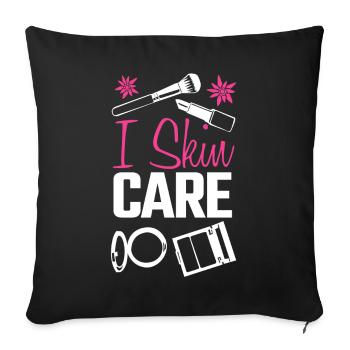 Serum Sunscreen Skin Care Face Mask - Sofa pillowcase 17,3'' x 17,3'' (45 x 45 cm) - black - Front
