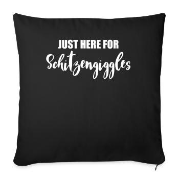 Bachelor Bachelorette Party Gift - Sofa pillowcase 17,3'' x 17,3'' (45 x 45 cm) - black - Front