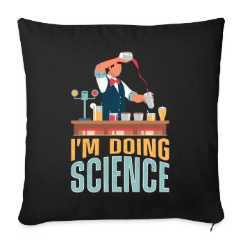 Bartender Mixologist I'm Doing - Sofakissenbezug 45 x 45 cm - Schwarz - Vorne
