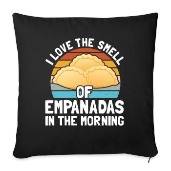 Empanada Spanish Dumpling Mexican - Sofa pillowcase 17,3'' x 17,3'' (45 x 45 cm) - black - Front