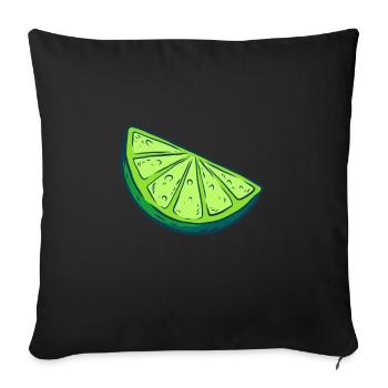 Tequila Sunrise Saufen Party Mexiko Geschenk - Sofakissenbezug 45 x 45 cm - Schwarz - Vorne