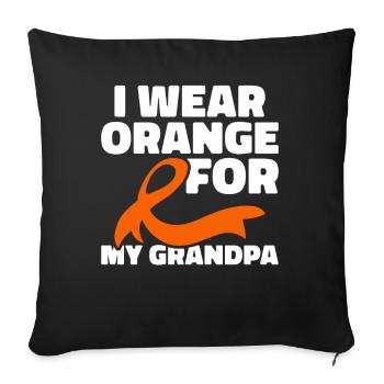 COPD Awareness Lung Disease COPD Krieger - Sofa pillowcase 17,3'' x 17,3'' (45 x 45 cm) - black - Front