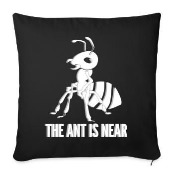 Fourmis de ferme de fourmis Lasius Niger - Housse de coussin décorative 45 x 45 cm - noir - Devant