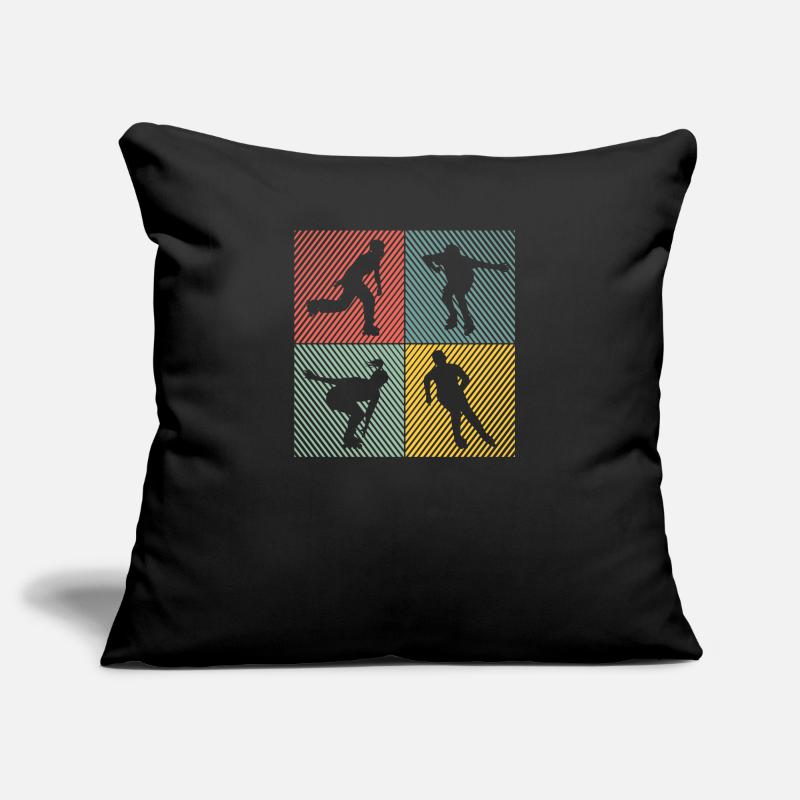 Rollers Rollers Rollers Rollers Housse de coussin décorative 45 x 45 cm