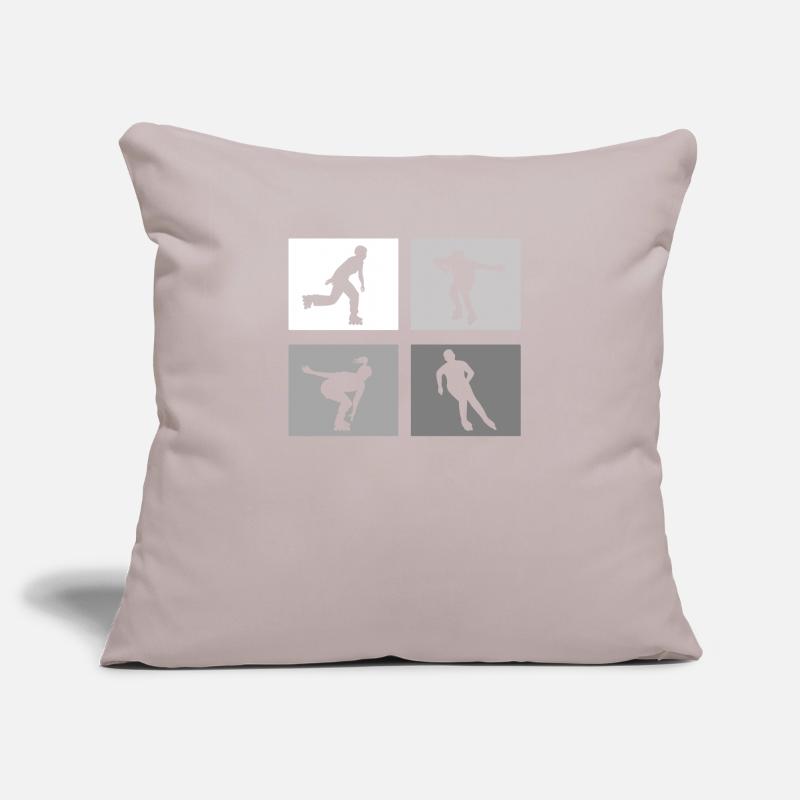 Rollers Rollers Rollers Rollers Housse de coussin décorative 45 x 45 cm